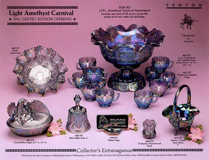 1991 Limited Editions - Light Amethyst Carnival 
