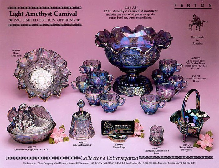 1991 Limited Editions - Light Amethyst Carnival
