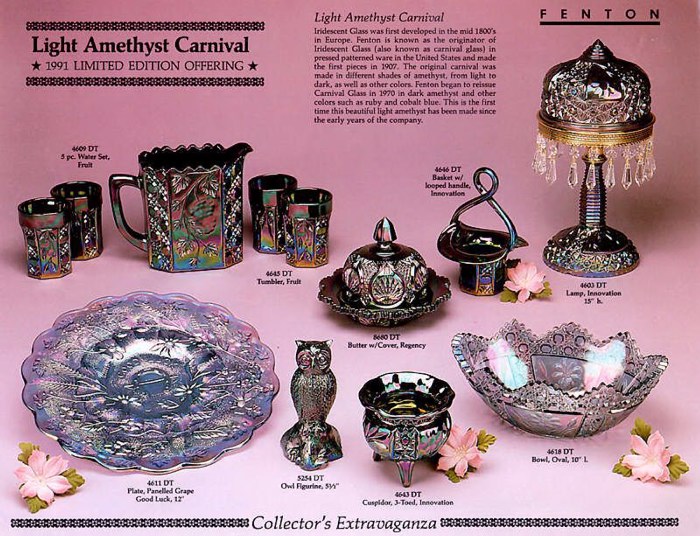 1991 Limited Editions - 2 - Light Amethyst Carnival