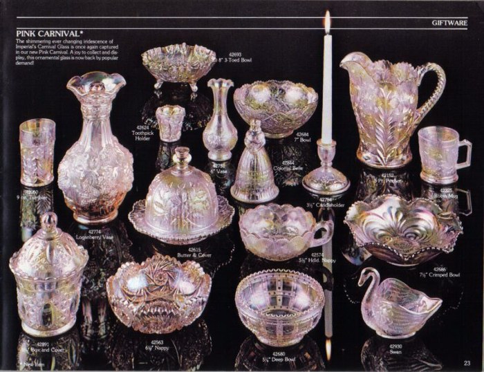 1978 Catalog Imperial by Lenox - Pink Carnival