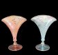BROCADED PALMS Fan Vase