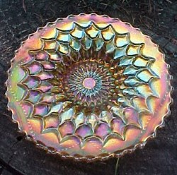 Fish Scales & Beads Plate - Marigold