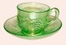 G&C Cup & Saucer in Ice Green-