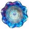 Electric Blue SUNFLOWER Bowl