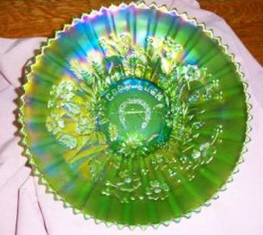 Emerald Green Good Luck Plate