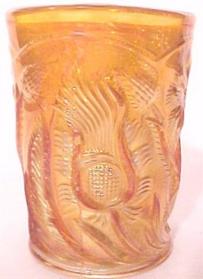FIELD THISTLE Tumbler- 4 in. tall x 3 in. top opening