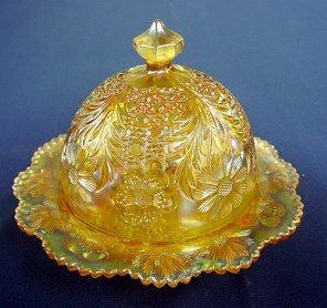 COSMOS & CANE Butterdish in Honey Amber