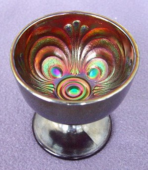 Miniature SCROLL EMBOSSED Compote