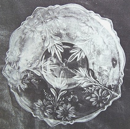 PURITAN- plate, as seen in the John Britt Collection -marigold