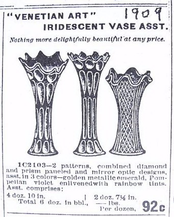 Fenton Vases-Oct. 1909