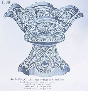 FASHION Fruit Bowl as it appears in the 1909 Imperial Catalog.