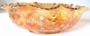 Dugan WREATED CHERRY 11 in. oval berry bowl-or Banana Bowl