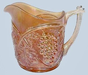 PALM BEACH Water Pitcher in Honey Amber - 6.75 inches tall