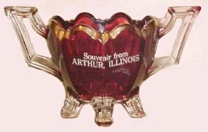 Arthur, IL - Ruby Stain Souvenir Sugar