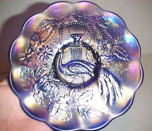 Peacock @ Urn-N-small bowl which became a small egg plate