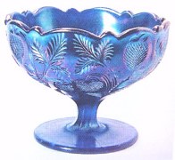 Jelly compote in blue.