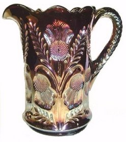 Amethyst Inverted Thistle pitcher