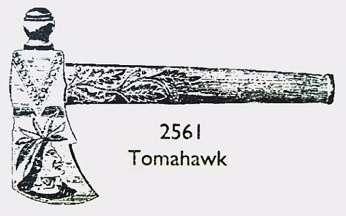 Tomahawk as seen in the Cambridge Nearcut Catalog.