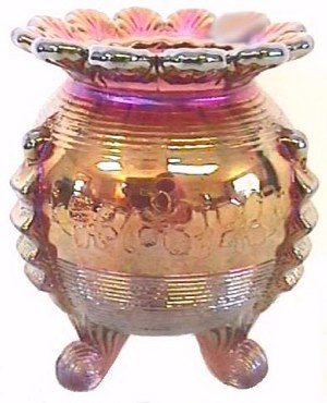 FLUTED SCROLL Spittoon type vase- fewer than six known