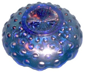 HOBNAIL exterior of 5 in. Blue VINTAGE Bowl - Millersburg.