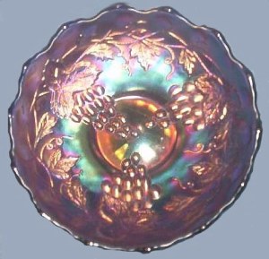 VINTAGE Bowl - Millersburg - 5 in. Blue-one sold Jan. '05 on Ebay for $2453.99.