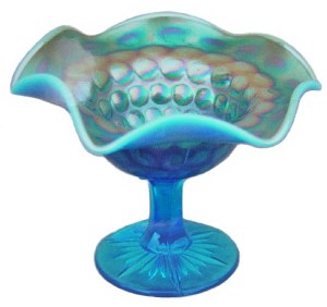 PEARLY DOTS Compote-Blue Opal.J