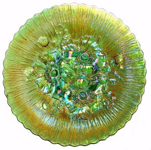 Electric Green POPPY SHOW Plate