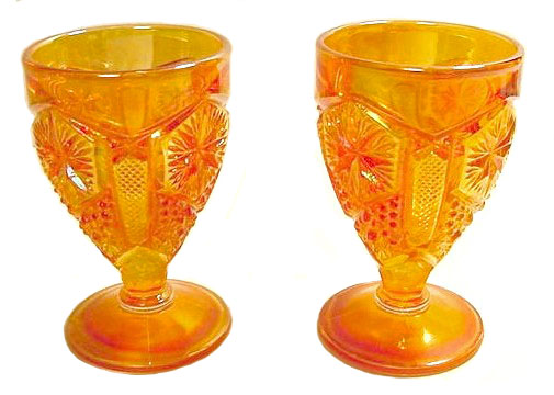 STAR & FILE Juice Tumblers,  Left - Old.   Right - New, Courtesy Bob Preseau.