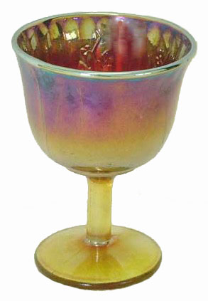 HOLLY Goblet in Red-Amberina