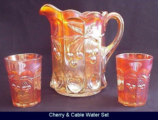 CHERRY & CABLE water set