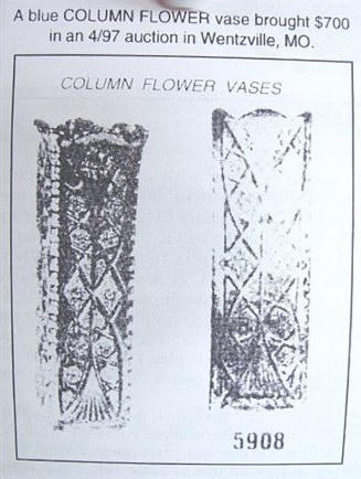 COLUMN FLOWER Vase shown in the 1939 Riihimaki Catalogue.