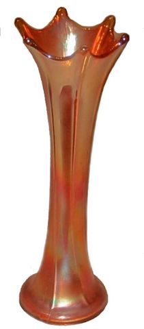 Diamond PANELED Vase 1013-R in Marigold