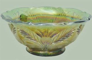 INVERTED THISTLE Bowl in Green