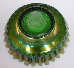 EMERALD GREEN Base Glass in the TEN MUMS Bowl!.
