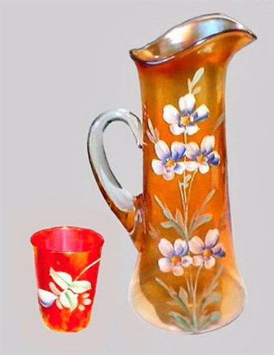 PERIWINKLE Tankard -12.75 in. tall.
