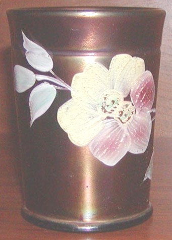 APPLE BLOSSOM in blue - N in circle -inside bottom.