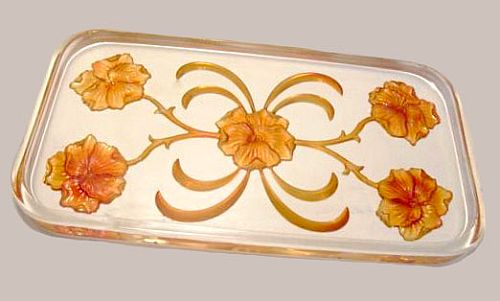 GOLDEN PANSY Flat Tray-1.5 in. high x 5.5 in. wide x 10 in. long.- $175. 1-'08  02
