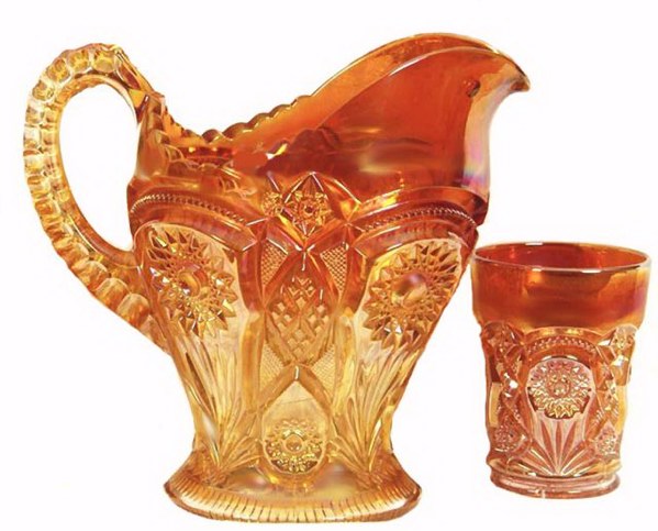 FASHION in Marigold. 8.5 in. Pitcher.