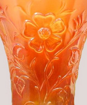 SUMMER DAYS Vase (closeup). Note, Flowers growing upright!.
