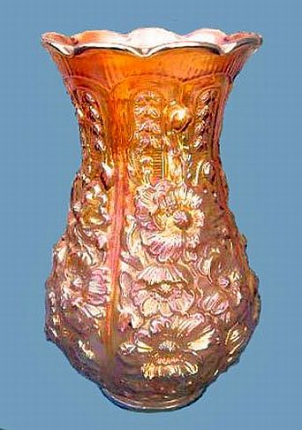 POPPY SHOW Vase in Marigold. One sold 5-28-05 Wroda Auction for $325.