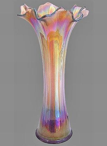 Lavender shade - FREEFOLD Vase-11.75 in. tall x 3.25 in. base.