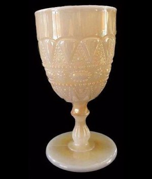 LACY DEWDROP Goblet - 6 in. tall.