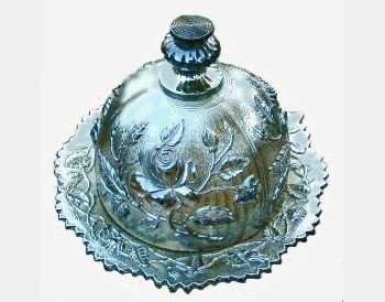 LUSTRE ROSE Butter Dish in Helios
