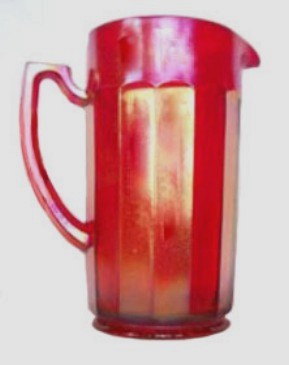 CHESTERFIELD Pitcher in RARE Red. $12,000. April '07 Wroda Sale. 2 Tumblers - $2700. ea.