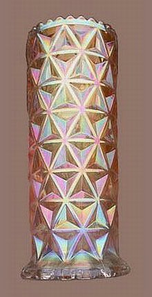 DIAMOND BLOCK 10 in. Vase, 4 in. top opening._699.