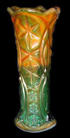 OHIO STAR vase (mucked up with GOOK!)