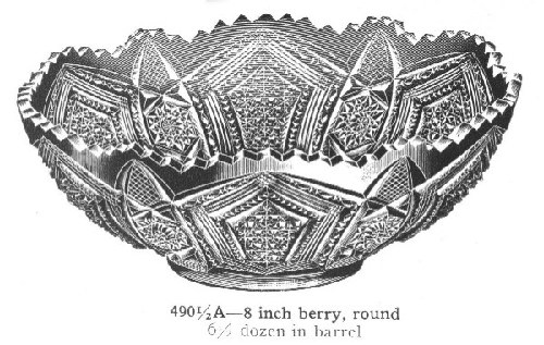 490 and a half 8 in. berry shown page 108A in Imperial Catalog 104A.