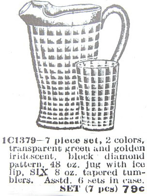 BLOCK OPTIC - mid winter 1927 Catalog.