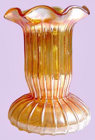 RIB & PANEL Vase-7 in. tall.Named by Sherman Hand in 1972.