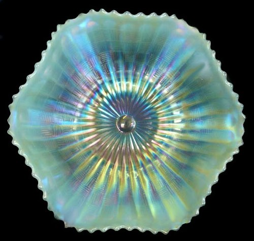 SMOOTH RAYS Berry in (Rare) Aqua Opal. $4700.-3-08 Seeck Auction.